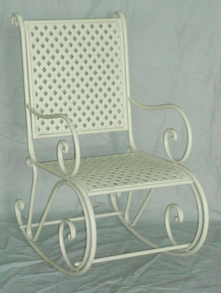 Double Seats White Garden Seat Wrought Iron Outdoor Bench - Buy Outdoor