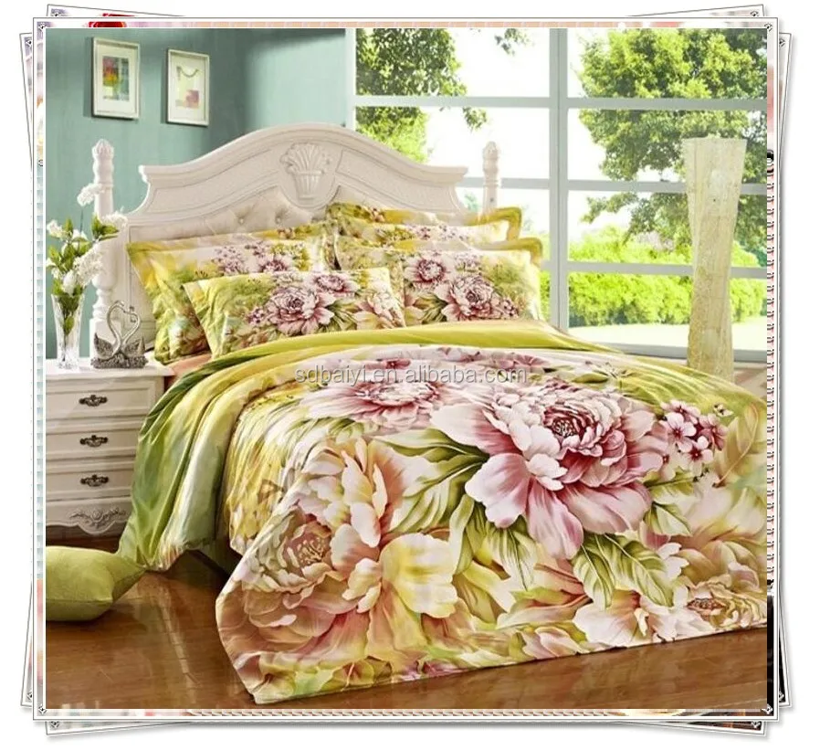 Twill Cotton Bed Sheets Fabric /digital Printing In Cotton Fabric ...