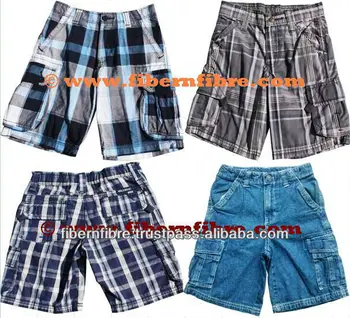 boys denim cargo shorts