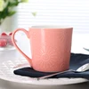 Sample free stoneware coffee mug with wide bottom