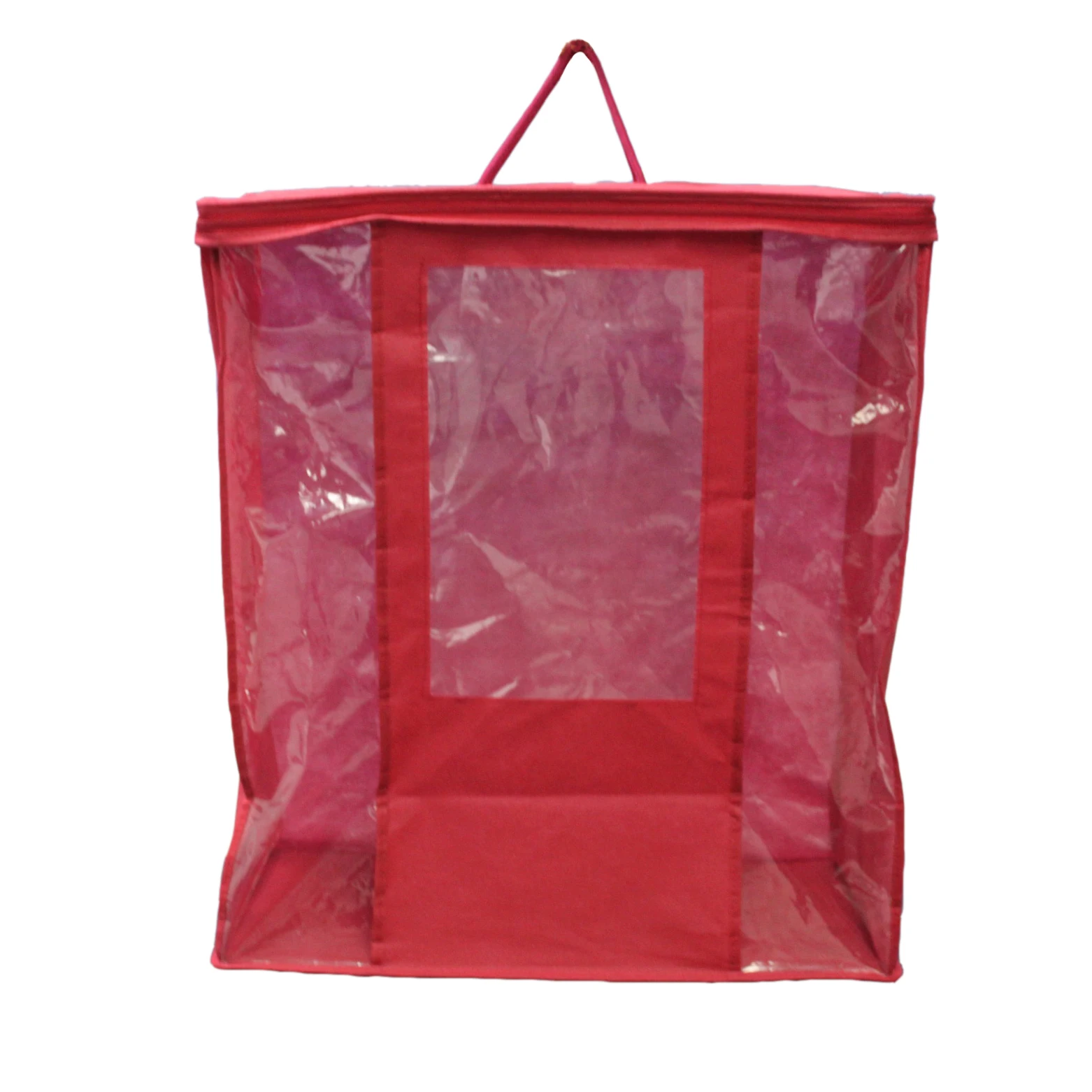 Customized Pvc Clear Quilt Packing Bags H Shape Handle Plastic Pillow