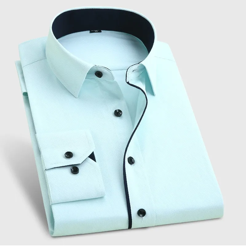 Long Sleeve Striped Twill White Latest Shirt For Men - Buy Latest Shirt ...
