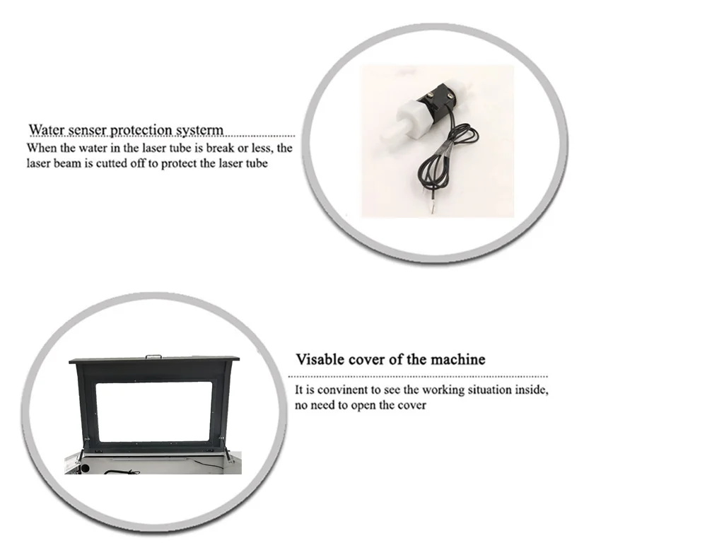 laser cutting machine 6090 80w laser chocolate engraving machine RUIDA control