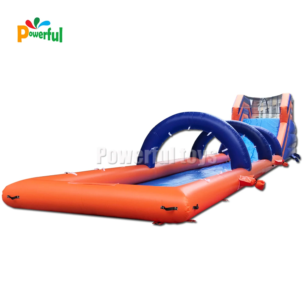 Hot sale 1000 ft/customized slip n slide inflatable water slide the city