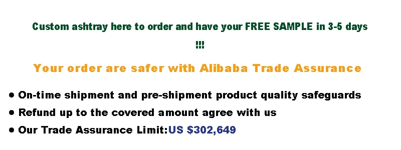 Wholesale custom fancy cool luxury printed logo beach stainless steel brass odorless car cigarette cigar metal ashtray