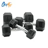 TOP1 GYMMAX Wholesale Lifting Training Cast Iron Hex Dumbbells