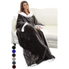 Sherpa Wearable Blanket With Sleeves Arms Super Soft Warm Large Fleece Plush Sleeved TV Throws Wrap Robe Blanket For Women Men