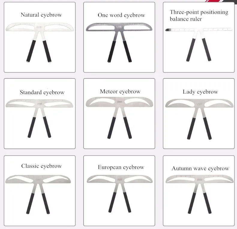 eyebrow ruler