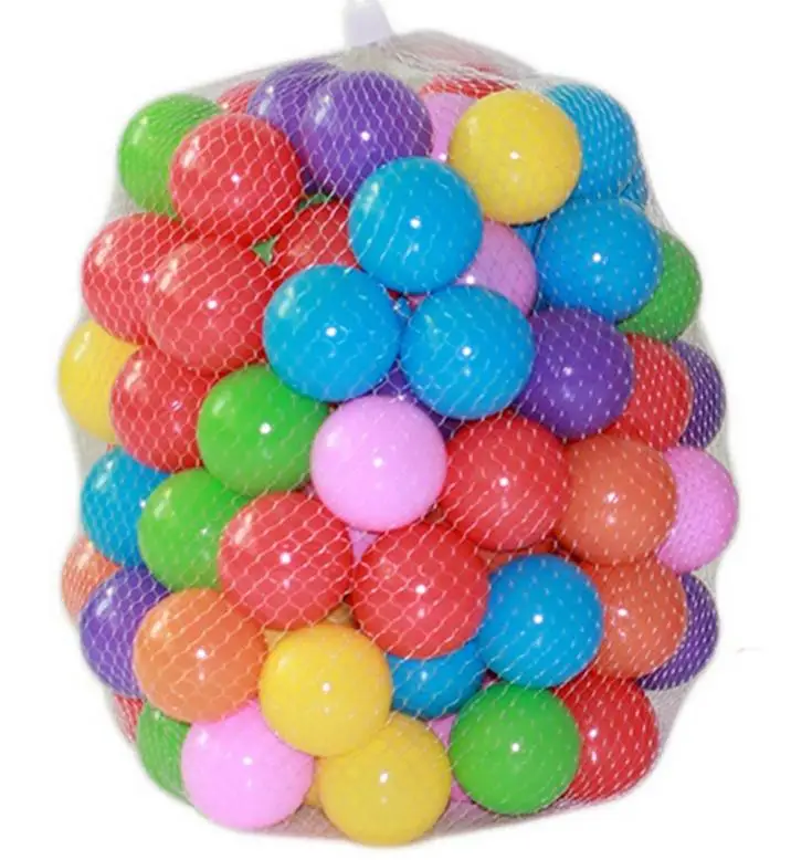 OsoFun 250Pcs Multicolor Soft Plastic Play Balls Random Color 