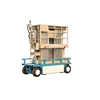 Self-propelled Electric Aluminum Alloy Plataforma Elevadora Four Mast Lift Aerial Work Platform