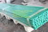 heavy-duty industrial belt conveyor idler roller impact bar guide rail