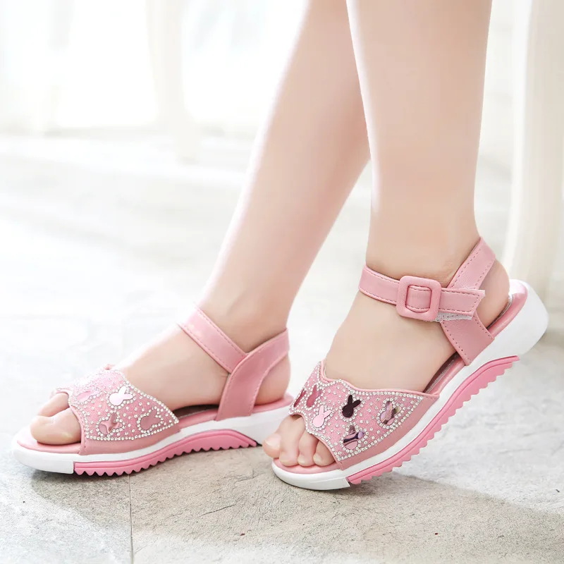 Summer beauty chidlren sandals boys girls cool shoes baby trainer comfortable outside sport kid tenis child