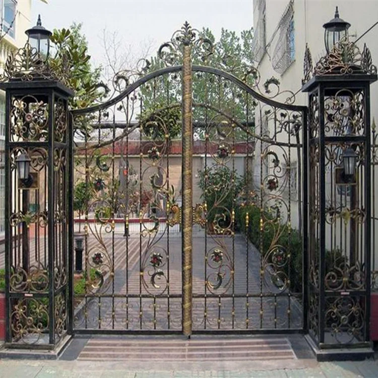 Iron Gate Decoration Main Wrought Iron Gate Design