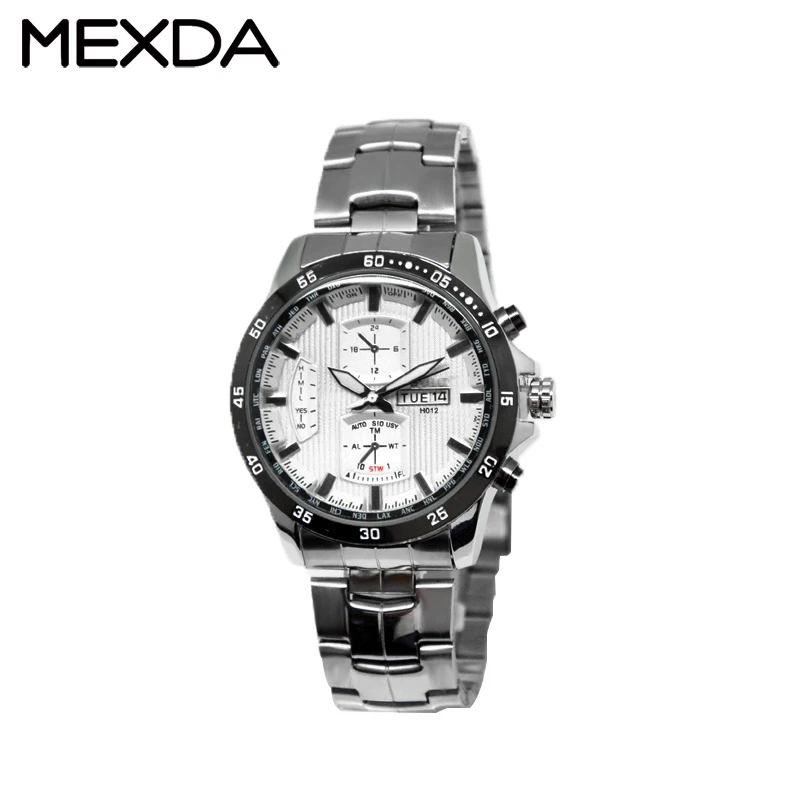 Steel back water resistant japan movt stainless
