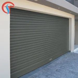 Aluminum Double Layer Security Automatic Roller Shutter Garage Door