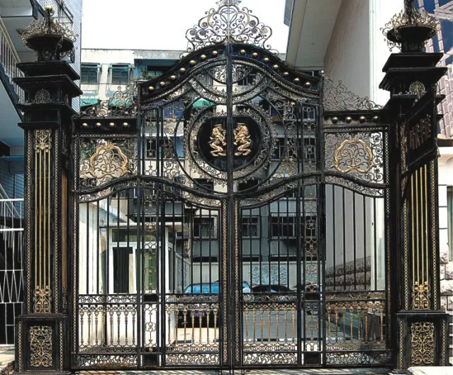 Modern Driveway Wrought Iron Gates Design Models Modern Driveway Wrought Iron Gates Design Models Gate Product On Alibaba