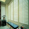 Solid wood sunshade panel door shutter