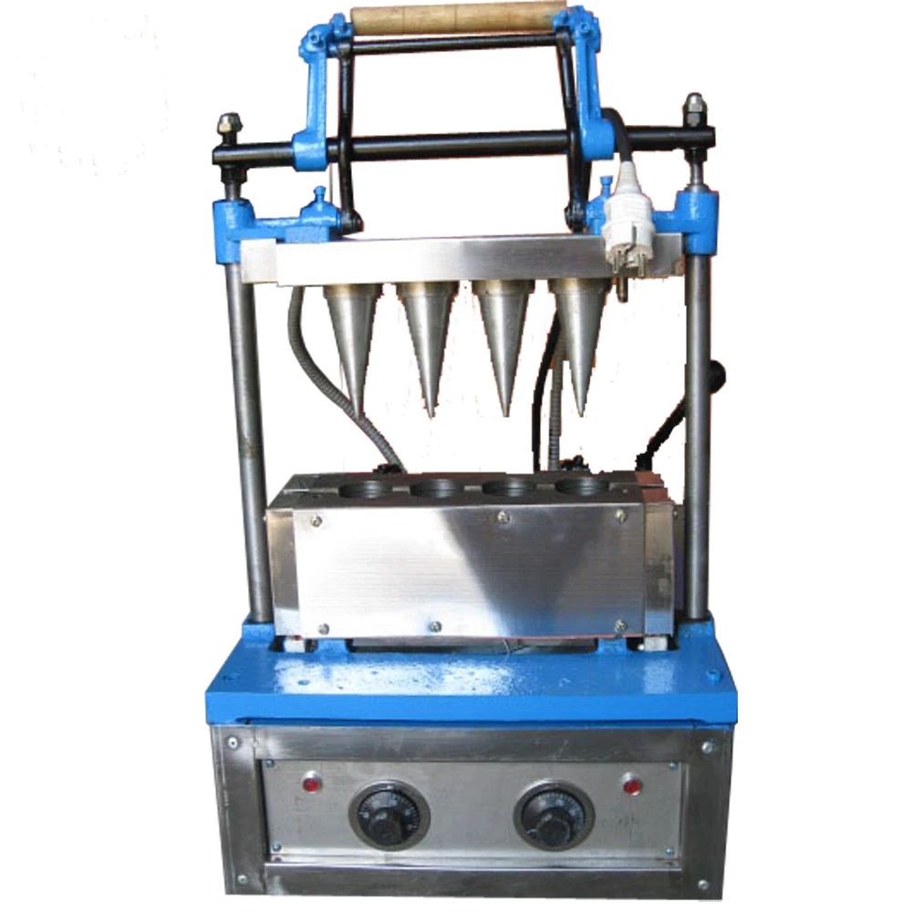 Uddt4 Factory Price Ice Cream Cone Cup Maker Edible Waffle Cup Making