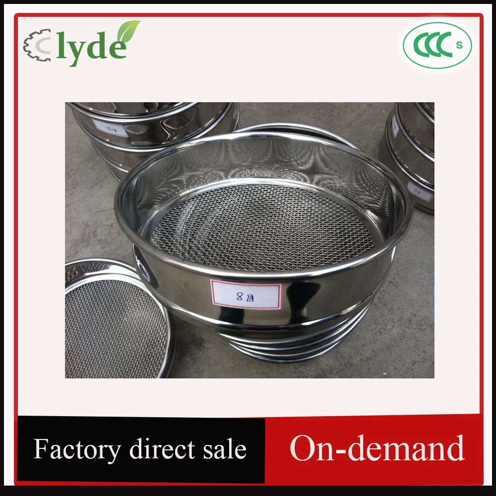 Stainless Steel Test Sieve 8'' Diameter 80 100 200 250 380 480 500 600 Mesh Buy Stainless