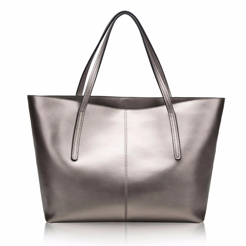 2019 Canada Tote Online Sale Leather Women's Designer Leather Bags Silver Handbags