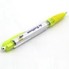 plastic banner advertising ballpen with ink of blue/ black color refill can be custom company logo and