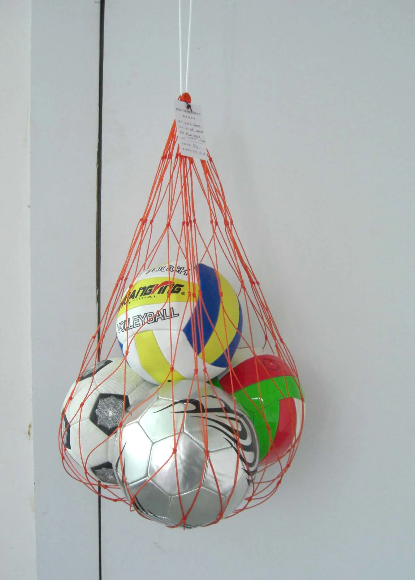 Soccer Net 10 Balls Carry Net Bag Sports Football Balls Volleyball ball HICA 