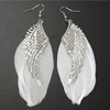 European fashion angel wing feather earrings foreign earrings