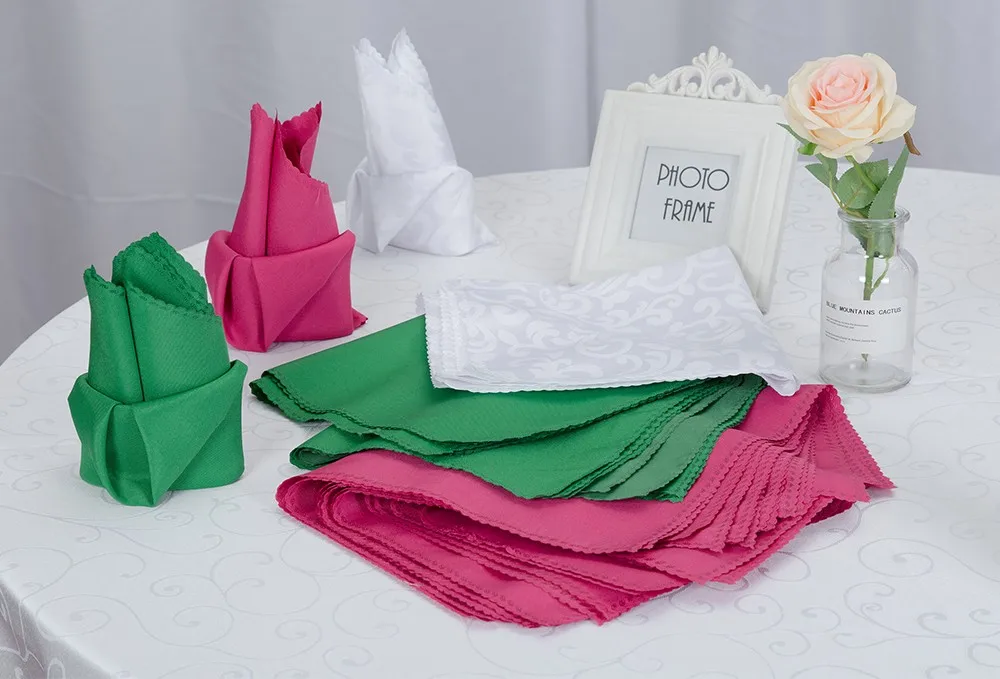 Royal Blue Restaurant Wedding Banquet Polyester Cloth Napkins Buy