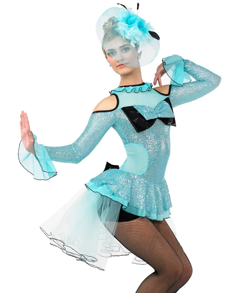 Damen Latin Dance Top Mit Pailletten – Enges Tanzshirt Für Tango, Ballsaal & Jitterbug