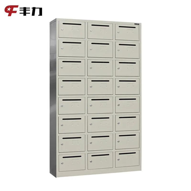 China Supply Commercial Antique 24 Doors Steel Apartment Building Mailbox