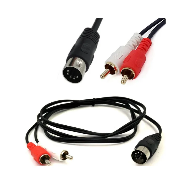 8 pin din to rca connector