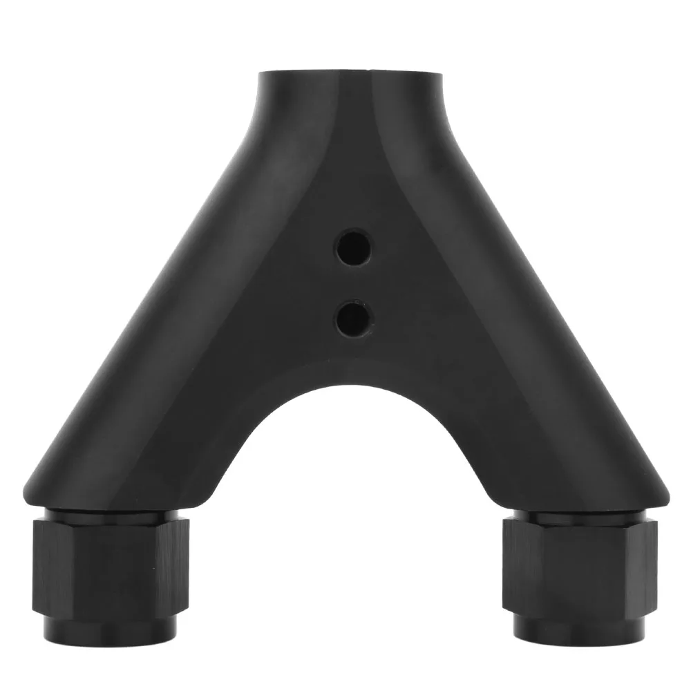 New Type Twin Dual Fuel Pump Billet Y Block Surge Tank Adapter,Y Block