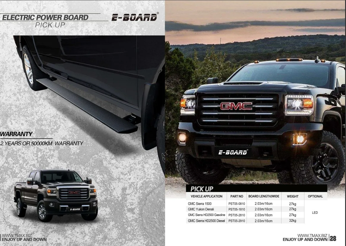 electric side steps for gmc sierra