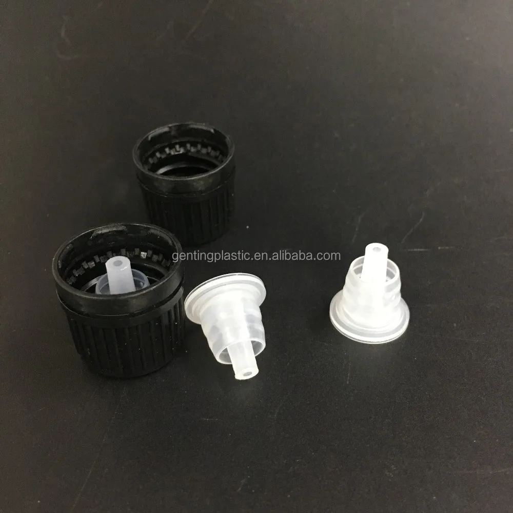 18mm Tamper Evident Essential Oil Caps And Orifice With Only One Hole