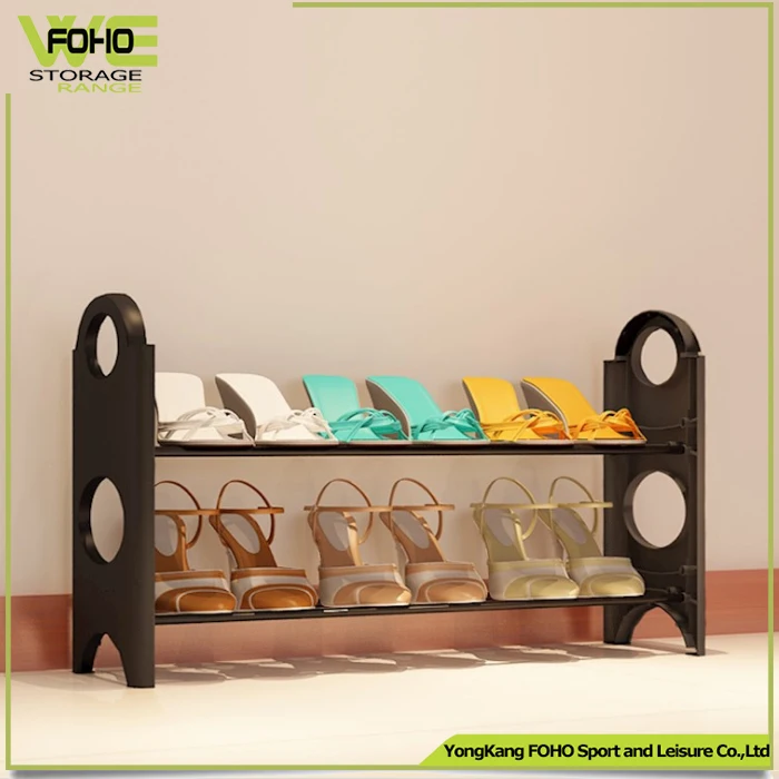 Storage Holders Home Organizers Easy To Assemble Cheap 4 Layer Black Shoe Storage Rack View Shoe Storage Rack Foho Foho Large Shoe Racks Product Details From Yongkang Foho Sport And Leisure Co