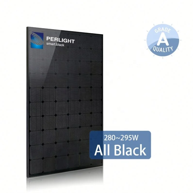 
Perlight High Efficiency Mwt All Black Mono Module 300W Full Black Mwt Solar Panel 