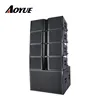 Professional line array speaker double 10 inch pro sound audio