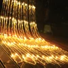 640 LED Waterflow Curtain Fairy String Light 6M X 3M Waterfall Decorative Window Lights 120V 240V