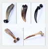 2019 New horn massage roller Natural Ox Horn Anti-Static for face and body pain relief Yak horn massage roller