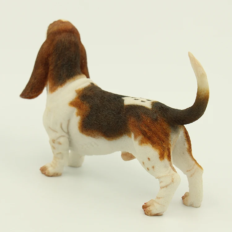 Custom Small Basset Hound Resin Crafts Wholesale Decorative Dog 