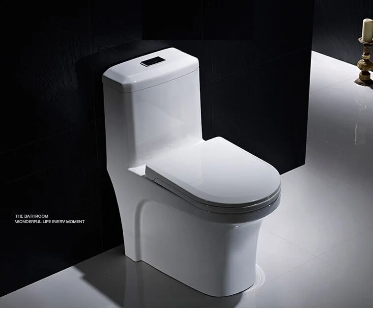 Bathroom ceramic   eddy one piece toilet Siphonic Flushing  One Piece Toilet Closet