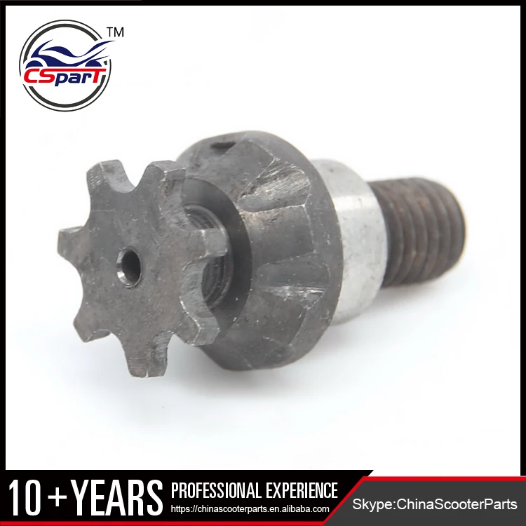 7 Tooth 7t T8f Front Pinion Gear Sprocket For 47cc 49cc Mini Moto Pocket Dirt Pit Bike Atv 8mm