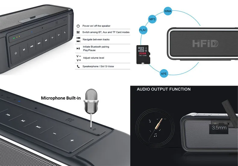 Extreme Sound Hi-Tech Powerful Subwoofer Bluetooth Speaker - ANKUX.COM