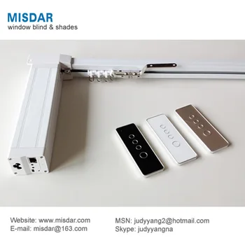 Remote Control Electric Curtain System Remote Control Curtain Rail