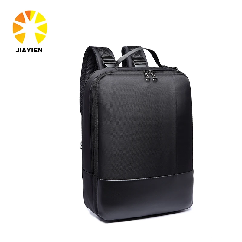 leather business backpack mens