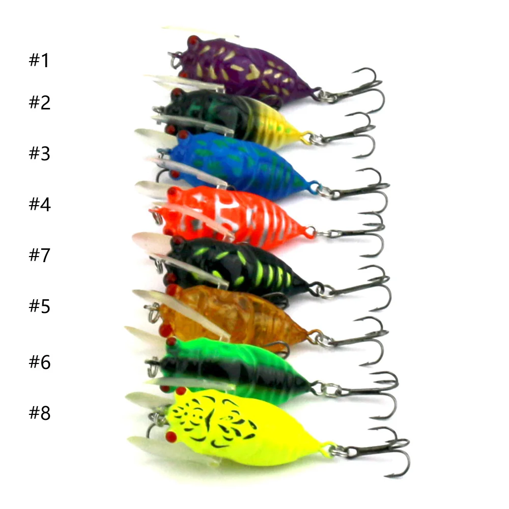 Toplure And Oem Topwater Trout 40mm 6.4g Cicada Hard Fishing Lure