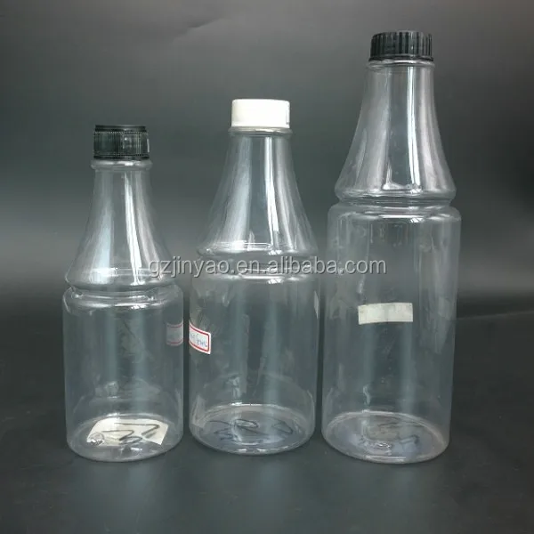 Food Grade 450ml 750ml 900ml Pet Plastic Bottles For Oil Filling
