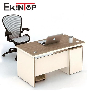 1 4m Wooden Mdf Computer Desk Staff Office Table With Attached