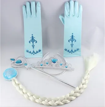 wholesale christmas gifts queens braid wig elsa blue gloves and frozen tiara and wand for kids - Wholesale Christmas Gifts wholesale christmas gifts queens braid wig elsa blue gloves and frozen tiara and wand for kids - Wholesale Christmas Gifts