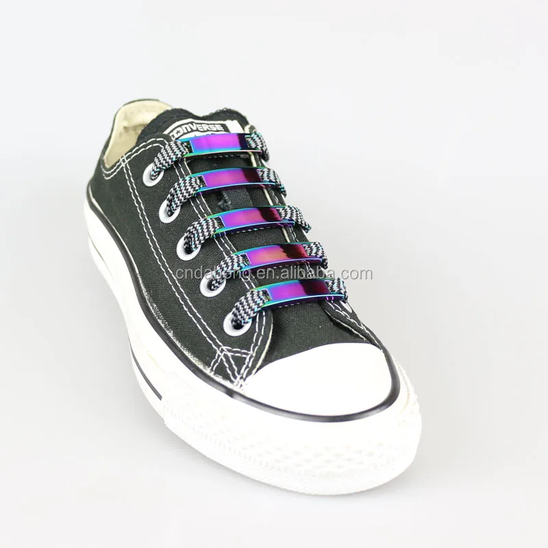 Colorful Silver Shoe Lace Charms Runners Sneaker Blank Plates
